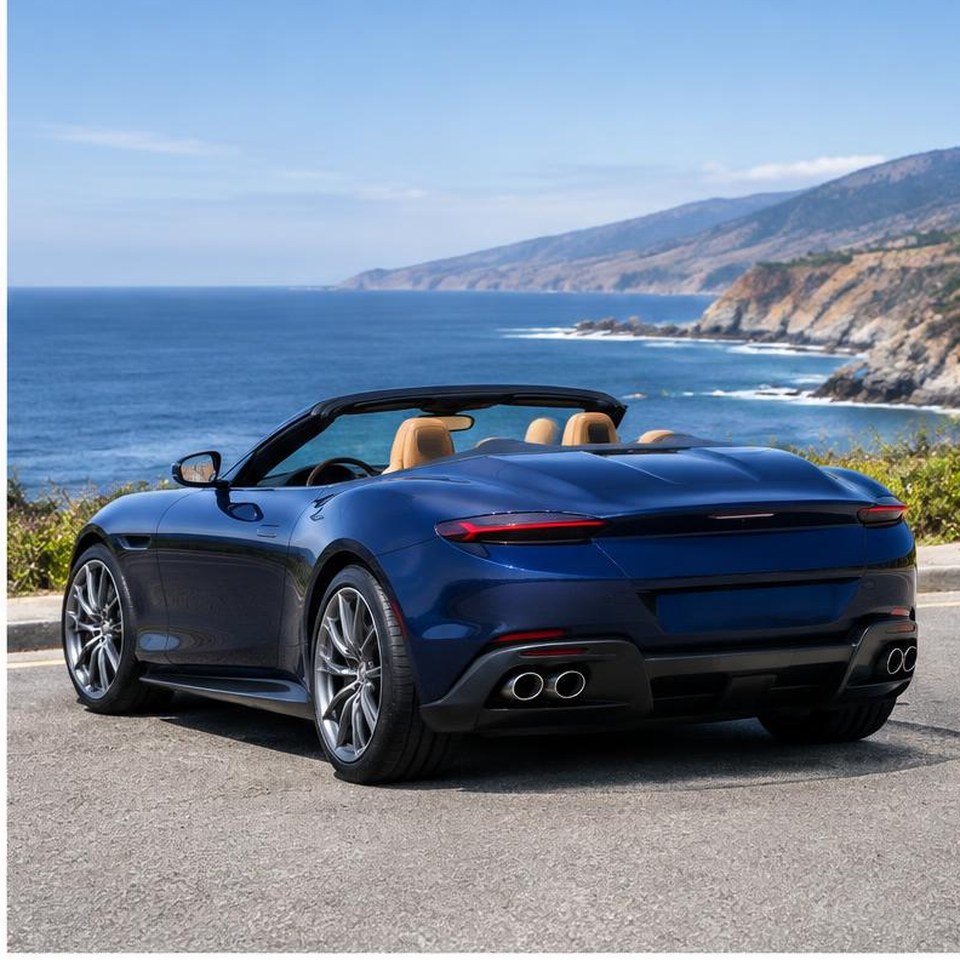 Roma Spider rear three-quarter view