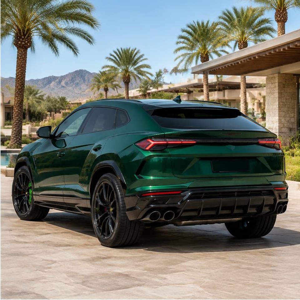 Urus S rear three-quarter view