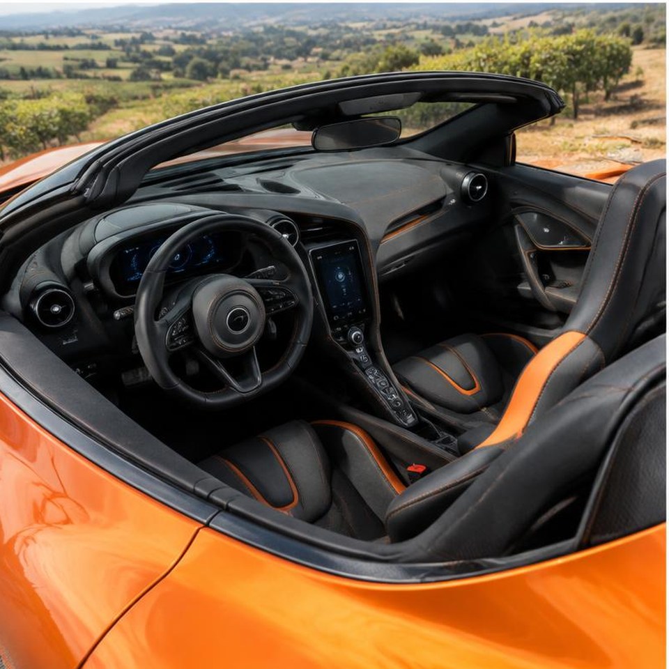750S Spider interior detail