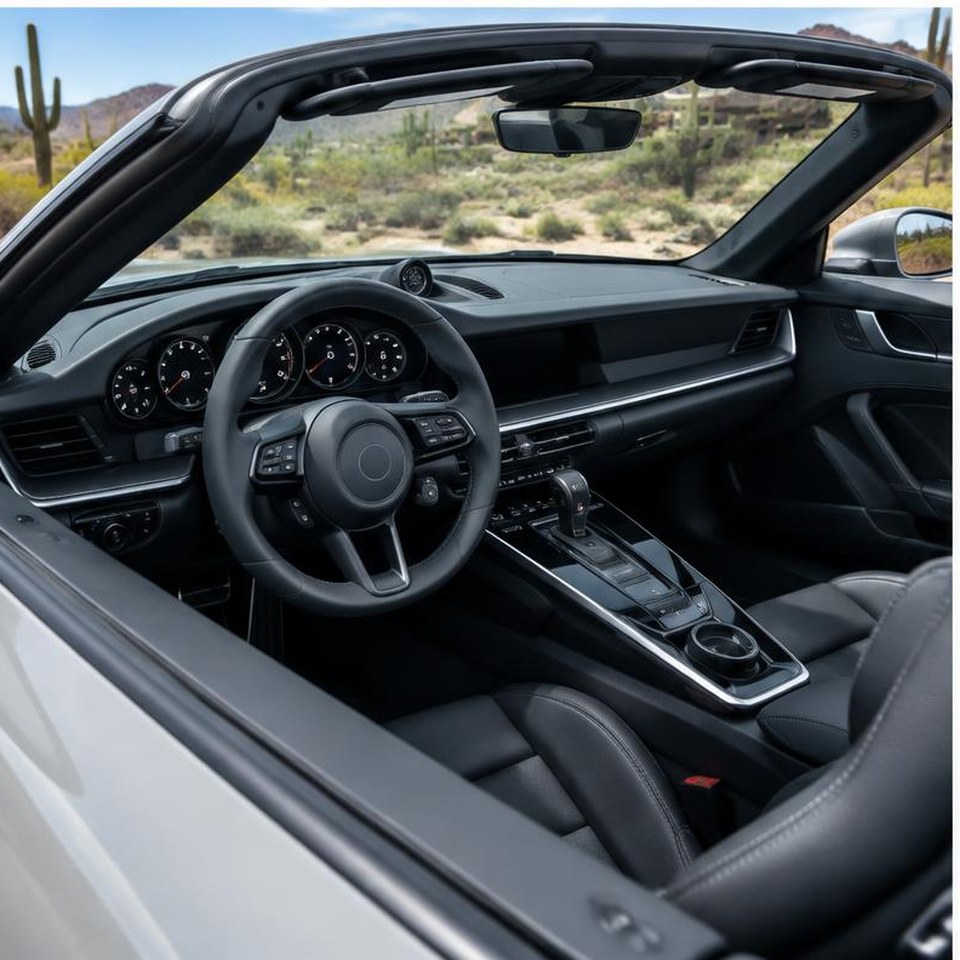 911 Turbo S Cabriolet interior detail