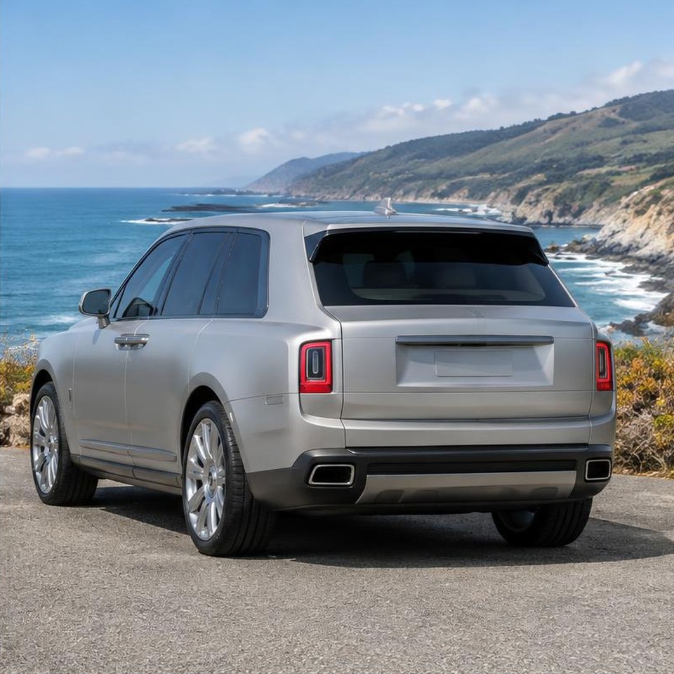 Cullinan rear three-quarter view