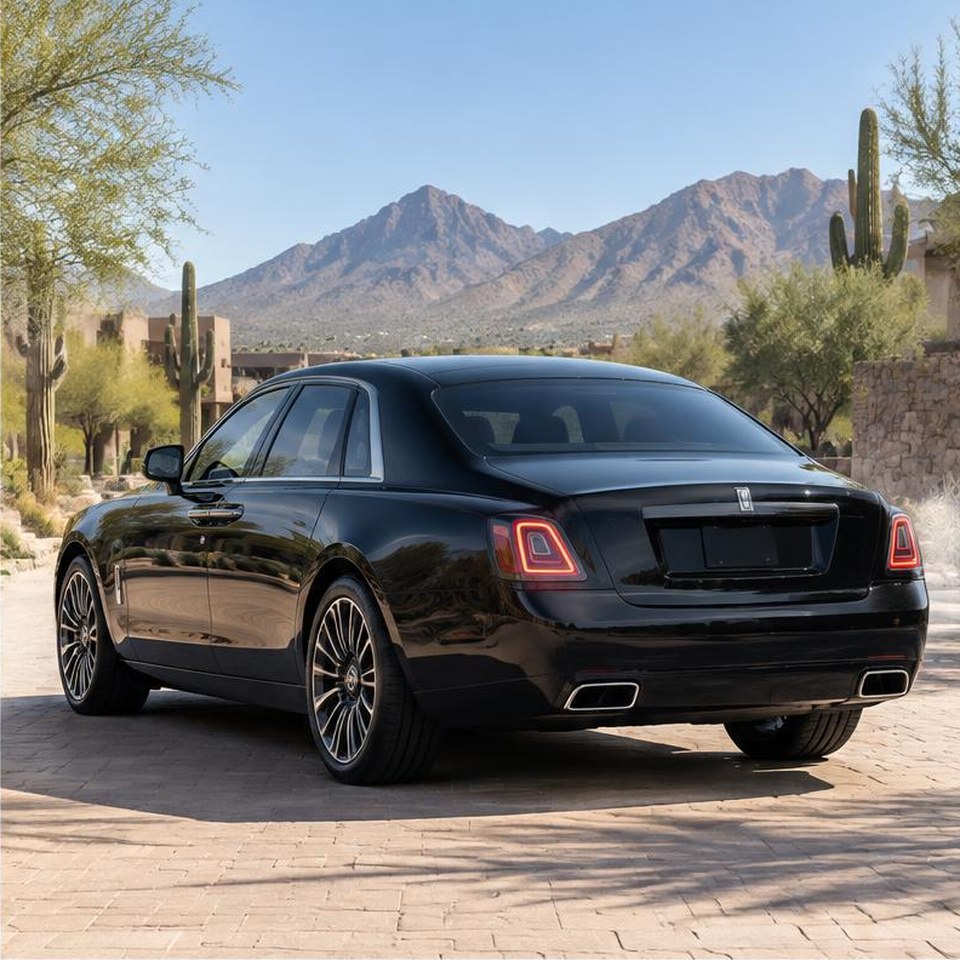 Ghost rear three-quarter view